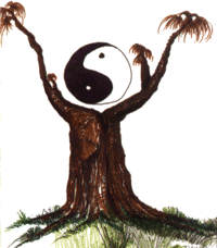 Yin Yang Tree picture, 18K