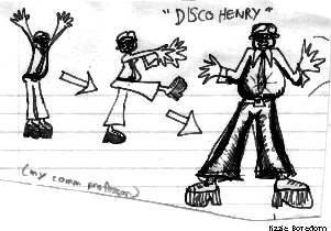 Disco Henry - lizzie Bordeom